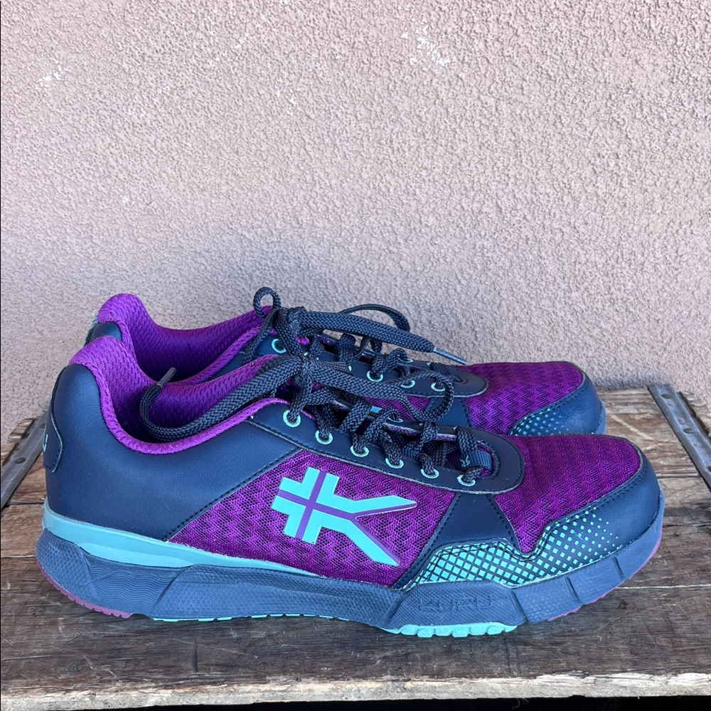KURU Women's Athletic Shoes in Purple and Teal